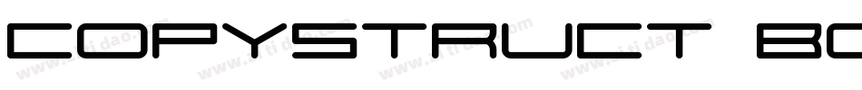 Copystruct Bold字体转换
